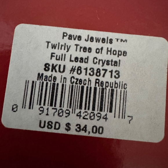 Lenox crystal Christmas Tree ornament - Picture 2 of 6